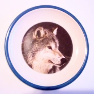 National Wildlife Federation American Wilderness Wolf Dinner Plate 12 Inch